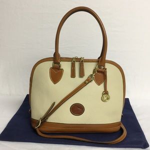 VINTAGE 90s Dooney & Bourke Medium Domed Satchel